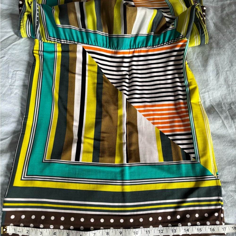 Luisa Cerano Striped and Polka Dots Dress - Picture 16 of 16